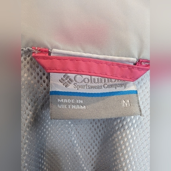 Columbia Waterproof Hooded Jacket pink women's size M - Picture 10 of 17